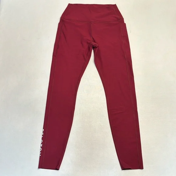 PELOTON Cadent High Rise Pocket Legging Burgundy - Picture 2 of 5